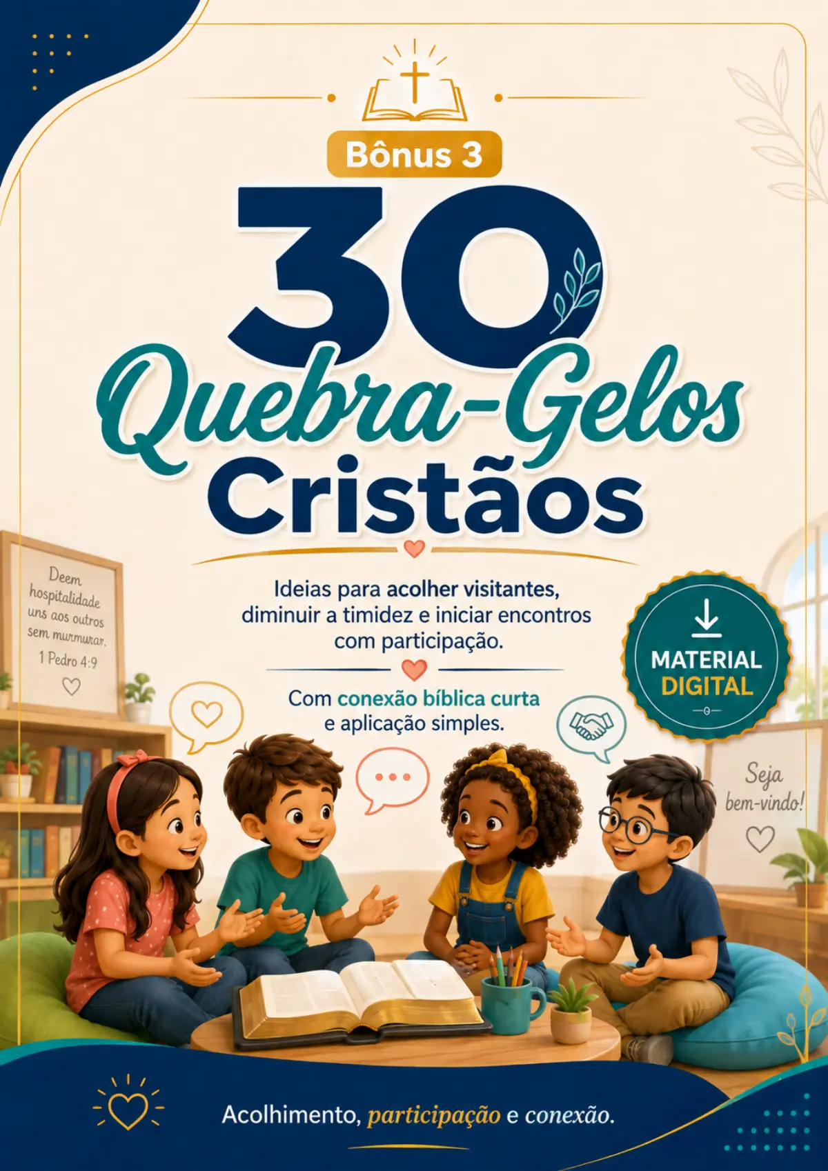 Capa real do bônus 30 Quebra-Gelos Cristãos